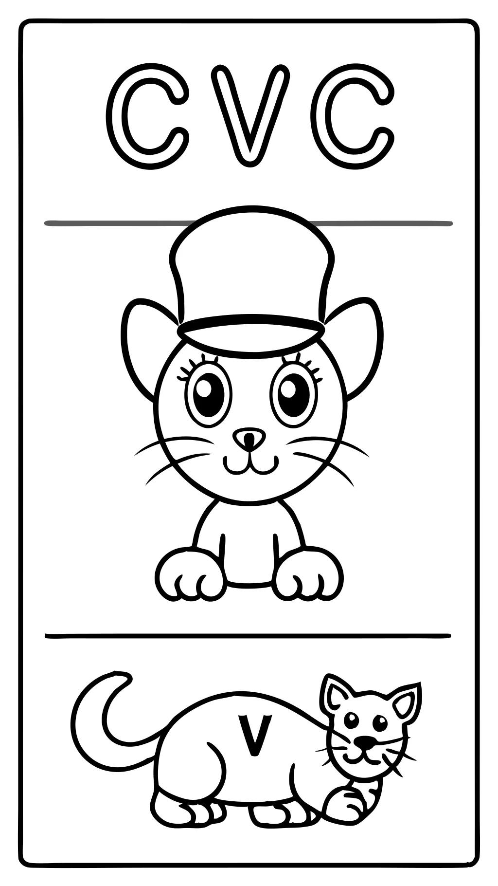 cvc coloring pages